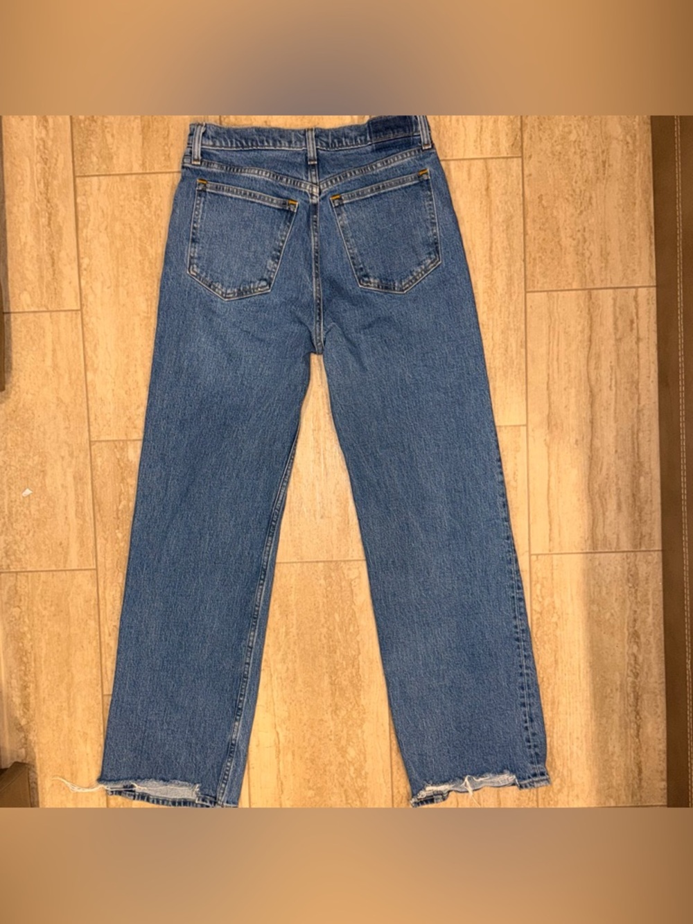 Abercrombie & Fitch Women's 90’S Relaxed Jean Dark Wash High Rise Size 28 - Picture 5 of 16